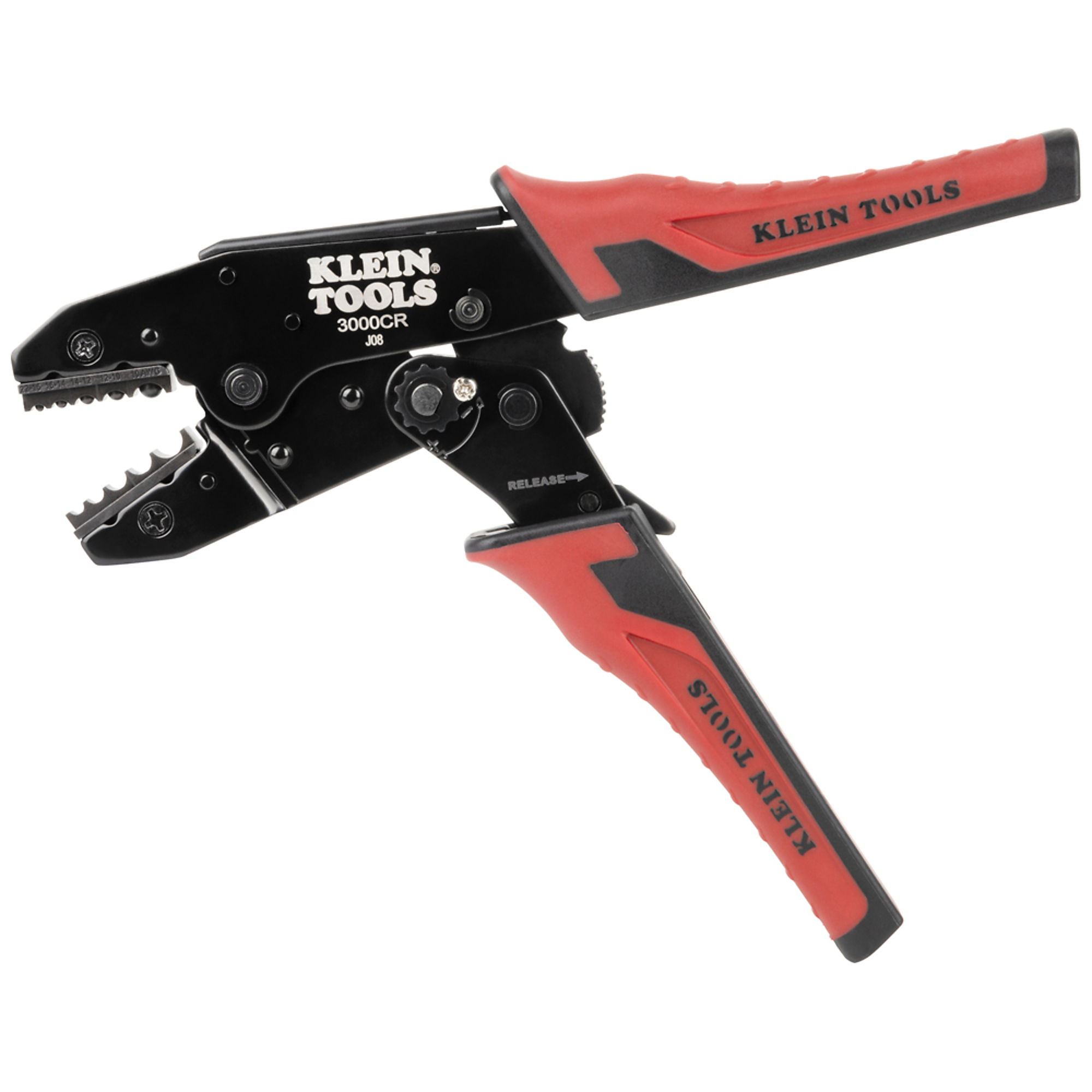 Klein Tools, Ratcheting Non-Insulated Terminal Crimper, 10 to 2 Model# 3006CR